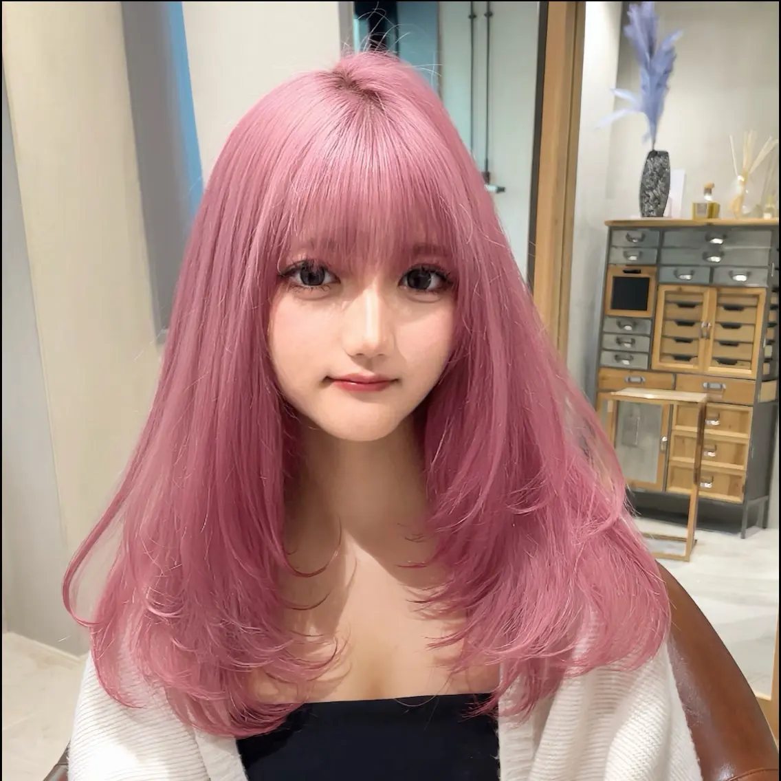 ロング カラー ハイトーンカラー 💎KEN /レイヤー/韓国💎のヘアスタイル