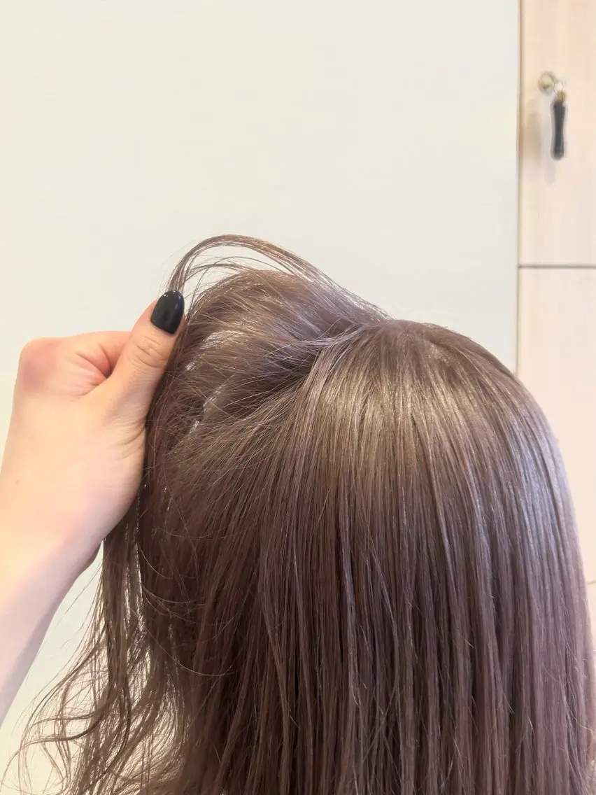 ミディアム ヘアカラー ミ ユのヘアスタイル