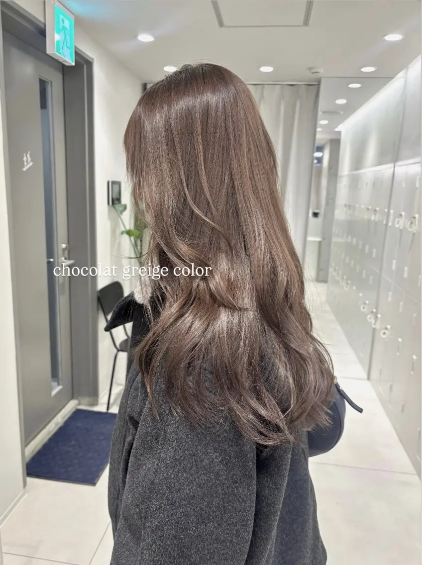 ロング カラー ヘアカラー トリートメント ヘッドスパ ヘアセット 透明感カラー・レイヤ ー🎀amika🎀のヘアスタイル