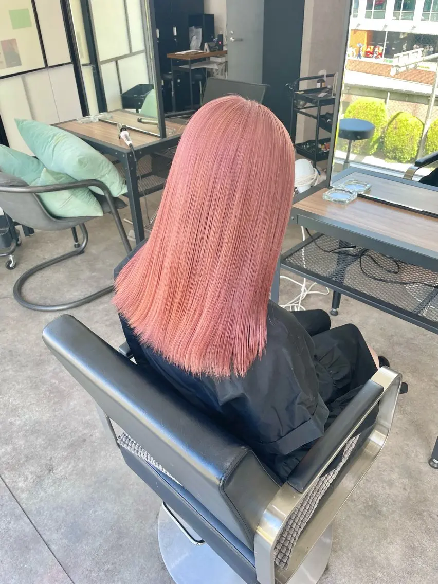 ロング カラー パーマ ヘアアレンジ メンズ ショートボブ メンズバレイヤージュ メンズブリーチ メンズハイライト メンズハイトーン エビスザキレン/メン ズ/心斎橋🌳のヘアスタイル