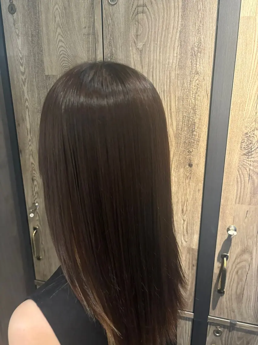 ミディアム カット 縮毛矯正 トリートメント ✨髪質改善✨ 矢萩和哉のヘアスタイル