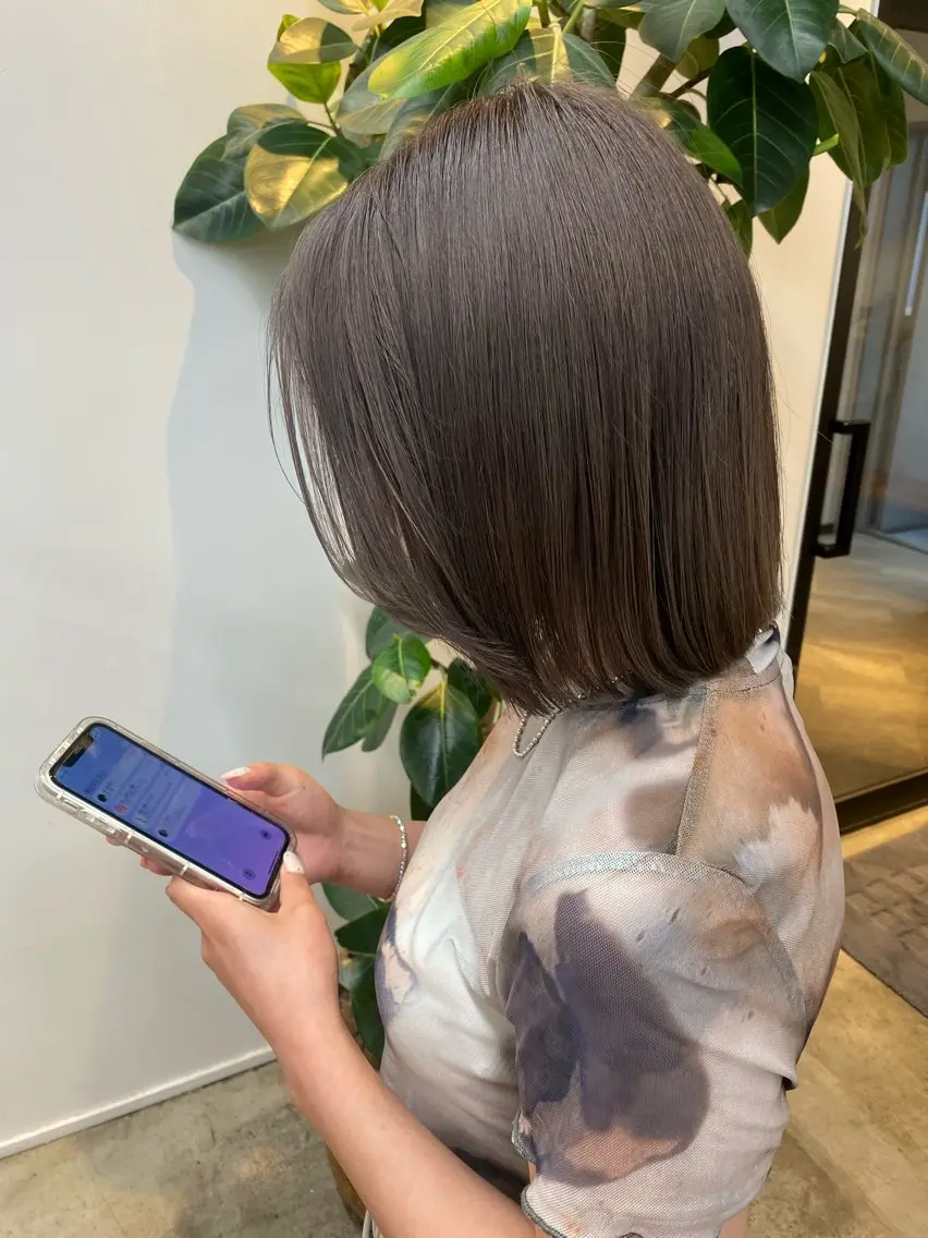 ショート カラー 🌼ハイライト透明感 🌼maiのヘアスタイル
