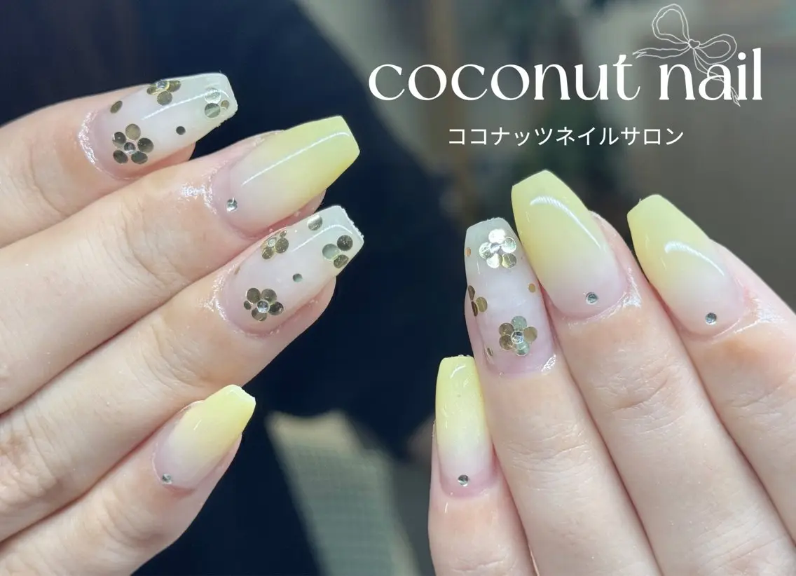 ネイル べっ甲ネイル フレンチネイル キラキラネイル マグネットネイル 大理石ネイル(マーブル) ハンドネイル 神田 ココナッツのネイルデザイン
