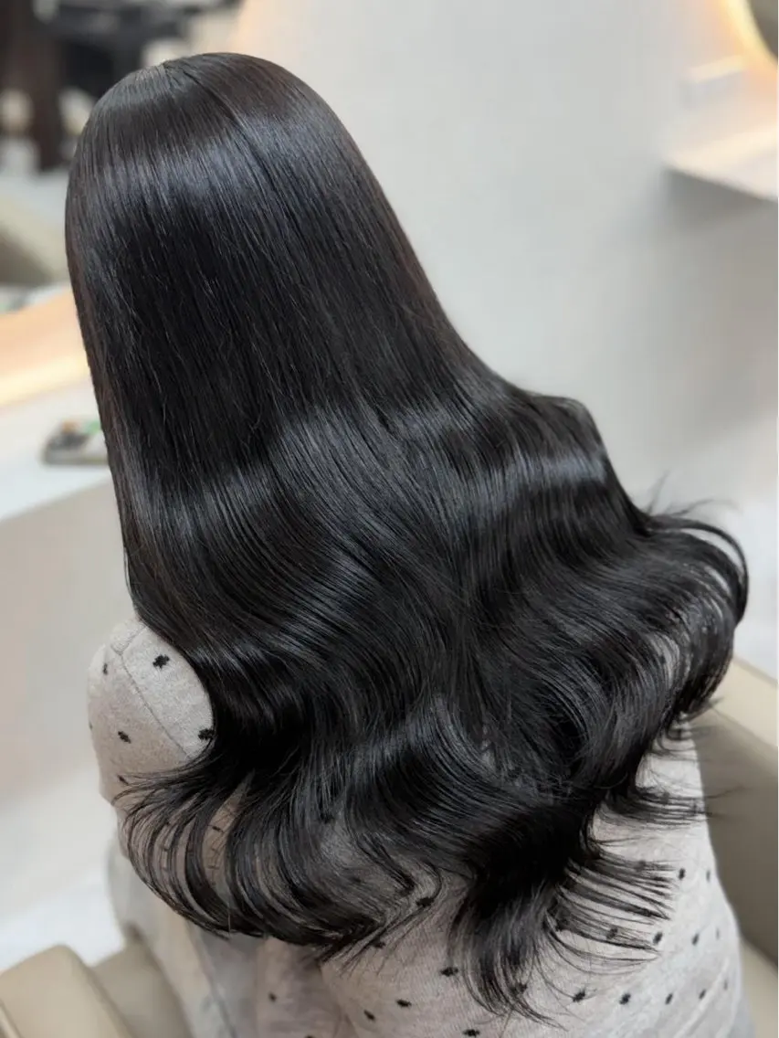 ロング カラー ヘアカラー トリートメント 🍒さき🍒大宮/ 透明感カラーのヘアスタイル