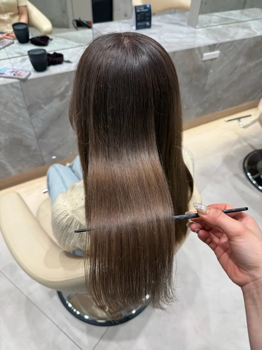 ロング カラー ヘアカラー 木村 智美のヘアスタイル
