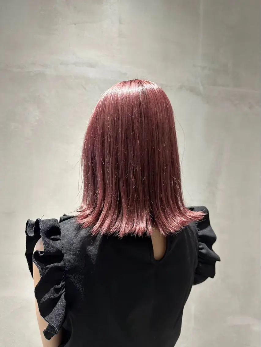 カラー ブリーチ 透明感カラー ヘアカラー 透明感艶髪カラー🫧 KAZUMAのヘアスタイル
