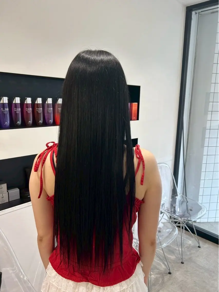 ロング カラー ヘアカラー トリートメント himari💜 暖色/レイヤーカットのヘアスタイル