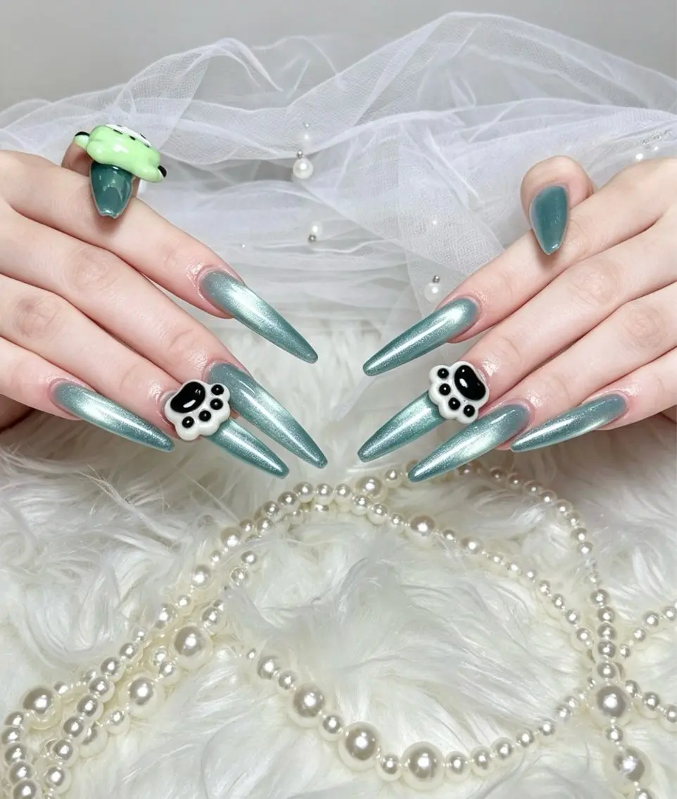 ネイル ジェルネイル 韓国ネイル シンプルネイル 夏ネイル ワンホンネイル NEM nailstudioのネイルデザイン