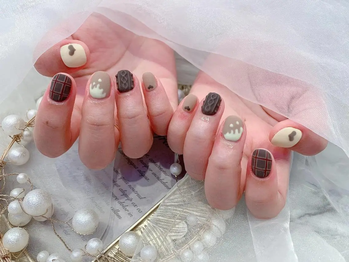 ネイル マットネイル Babarla nailのネイルデザイン