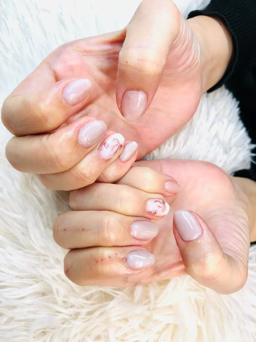 ネイル バレンタイン Le vail yamamoto .のネイルデザイン