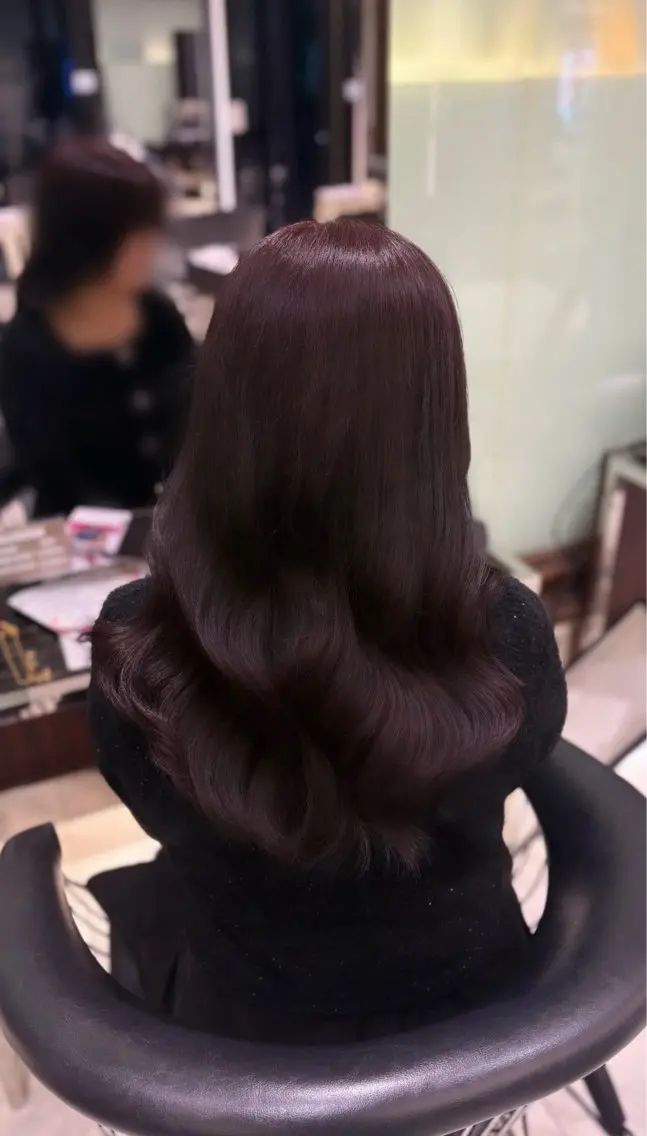 ロング カラー ヘアカラー トリートメント 銀座🪽⋆.* MIKIのヘアスタイル