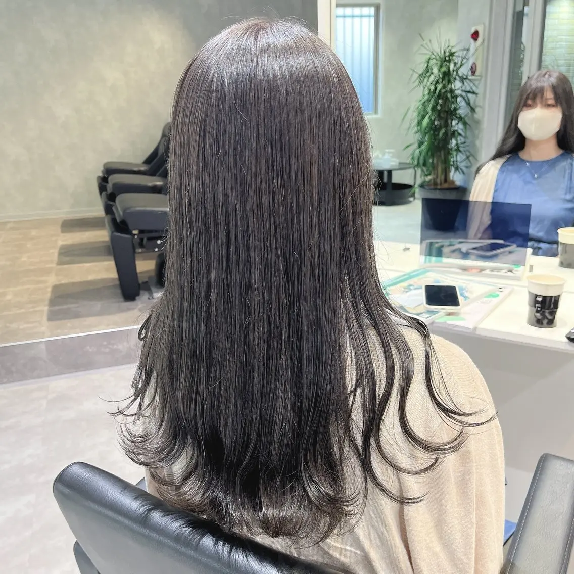 セミロング ヘアカラー トリートメント 桑原 卓弥のヘアスタイル