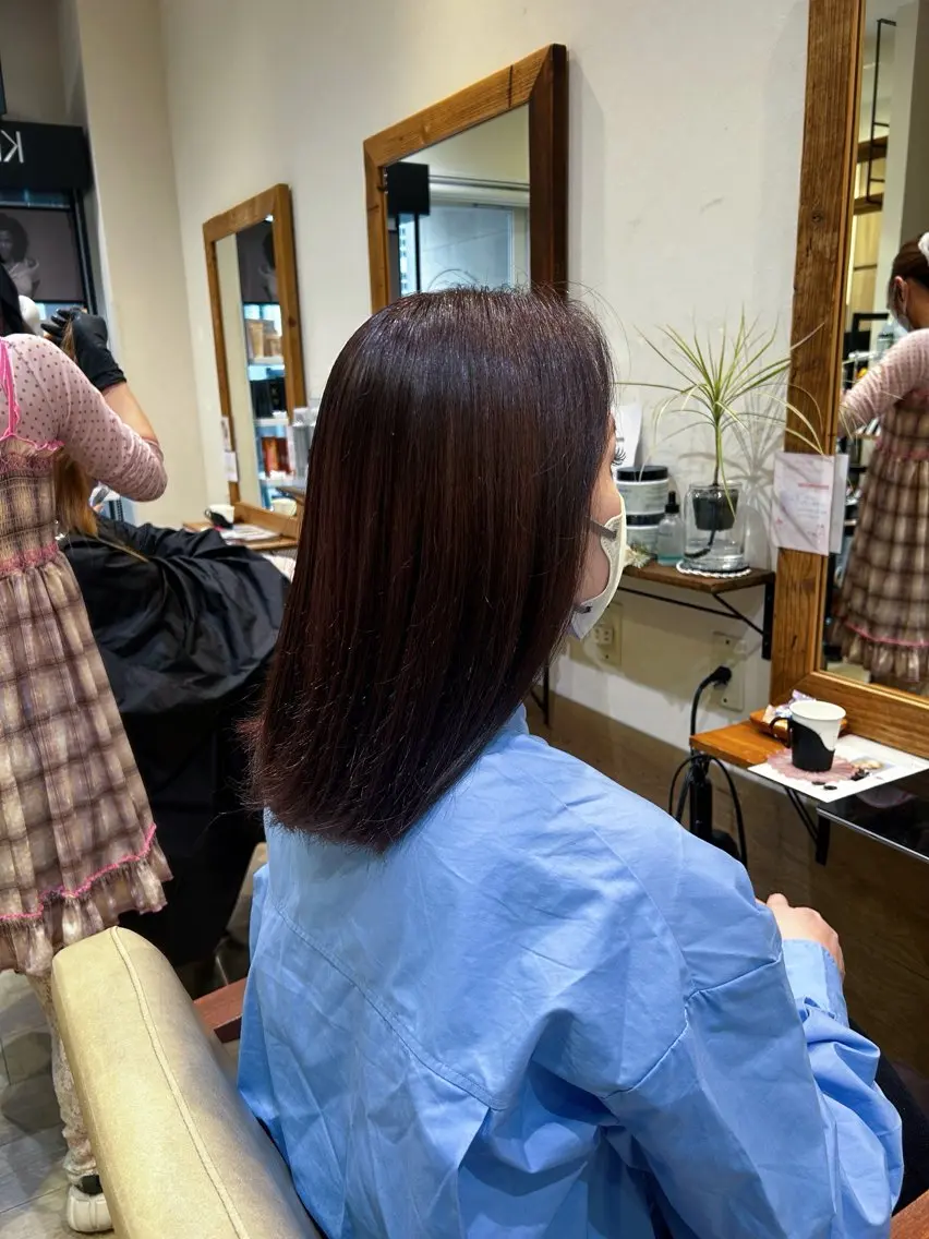 カラー 韓国ヘア🇰🇷 艶髪🫧✨咲弥のヘアスタイル