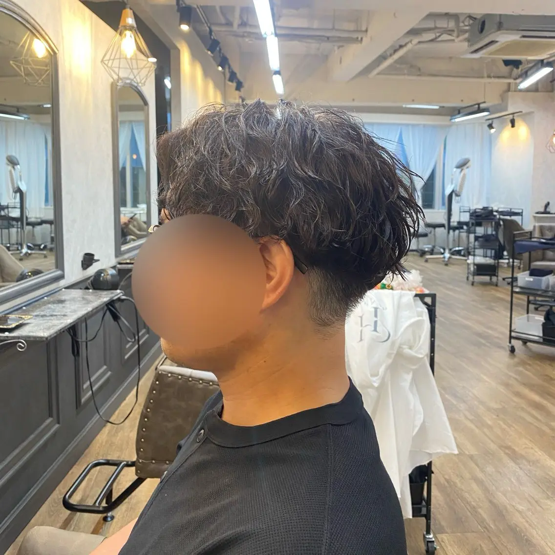 パーマ メンズ カット パーマ 🧸メンズモデル 募集中🍯のヘアスタイル