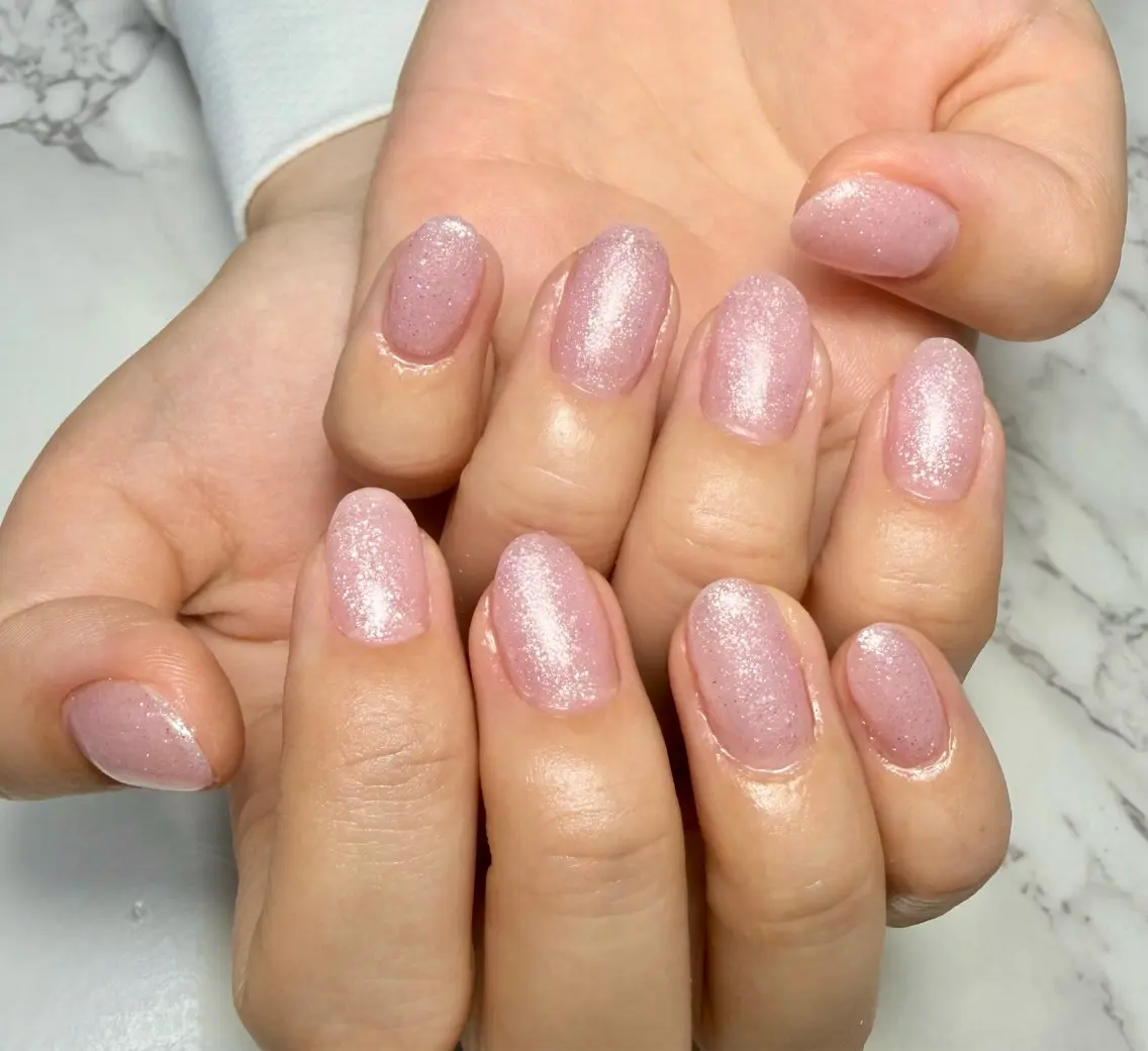 ネイル アートネイル チークネイル フラッシュネイル フラッシュマグ フレンチネイル Mai’s nailのネイルデザイン