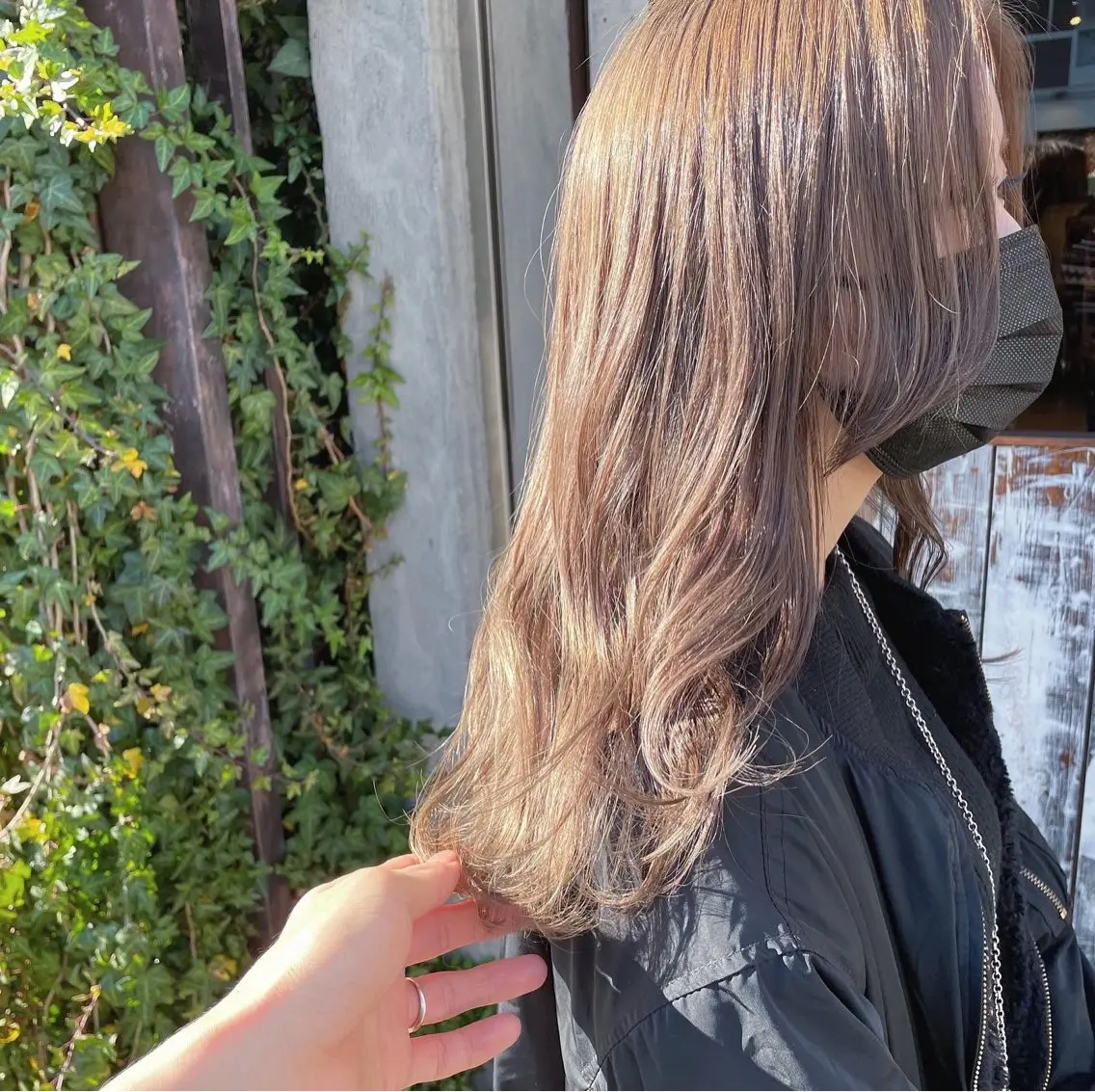 ロング カラー ブリーチ ブロンド ケアブリーチ 髪質改善 カット ヘアカラー トリートメント 鎌田卓也/髪質改善 /透明感カラーのヘアスタイル