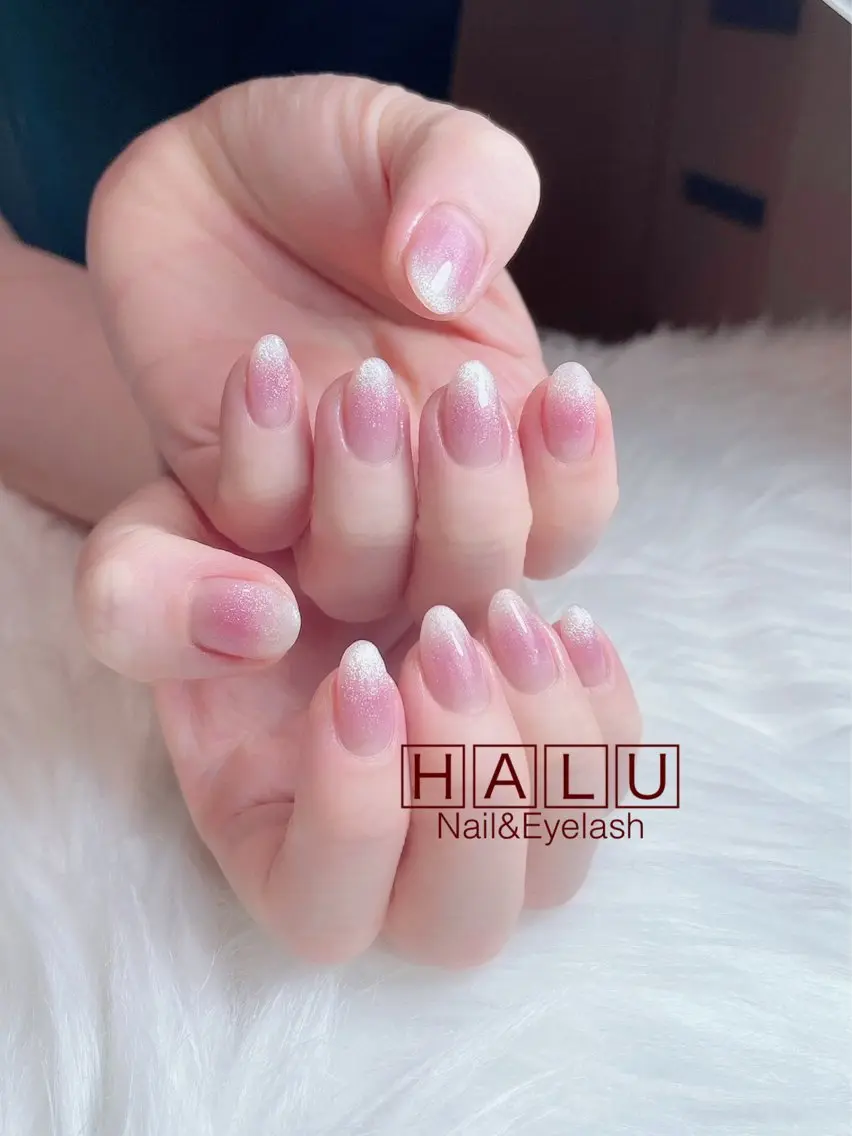 ネイル チークネイル マグネットネイル HALU ハルのネイルデザイン