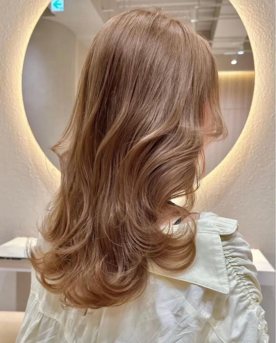 ロング カラー ヘアカラー トリートメント 廣瀬双葉 ボブ/ミディアムのヘアスタイル