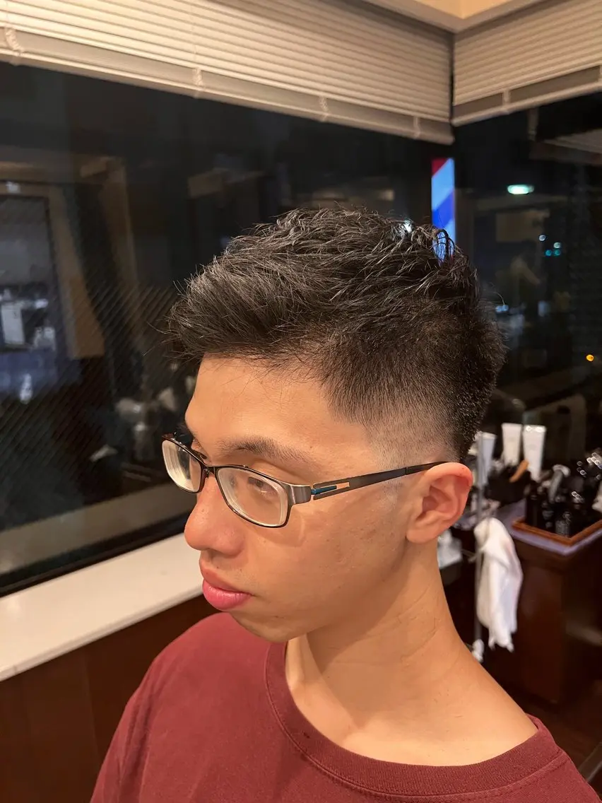 ショート ショートヘア カット 銀座バルビエグラン 角田雅樹（夜限定）のヘアスタイル
