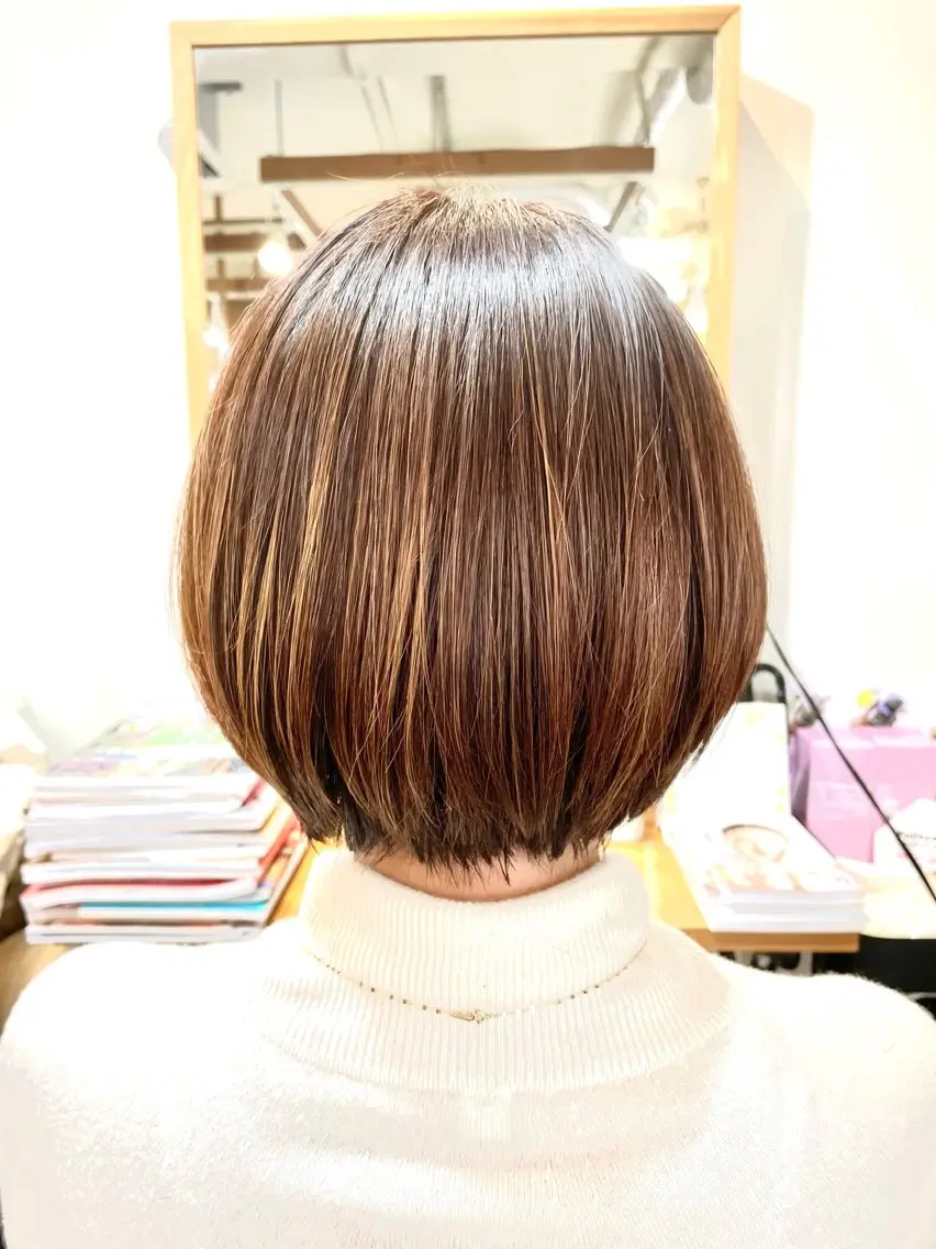 ショート ショートヘア 山木 裕子のヘアスタイル
