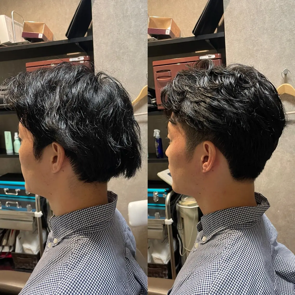 ショート パーマ カット パーマ 💈トレサンパ 💈金山駅✂︎愛実のヘアスタイル