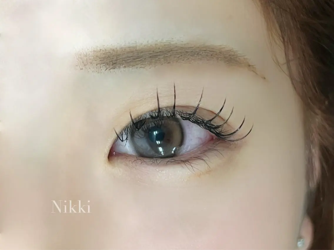 マツエク・マツパ Cカール フラットラッシュ vivogue 🪽Nikkiのマツエク・マツパデザイン