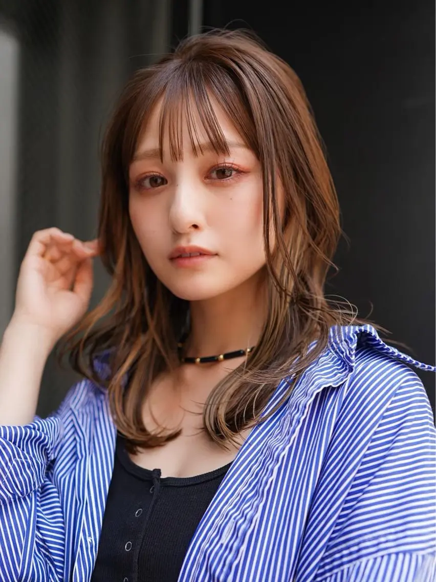セミロング YUTSUKI 🫧のヘアスタイル