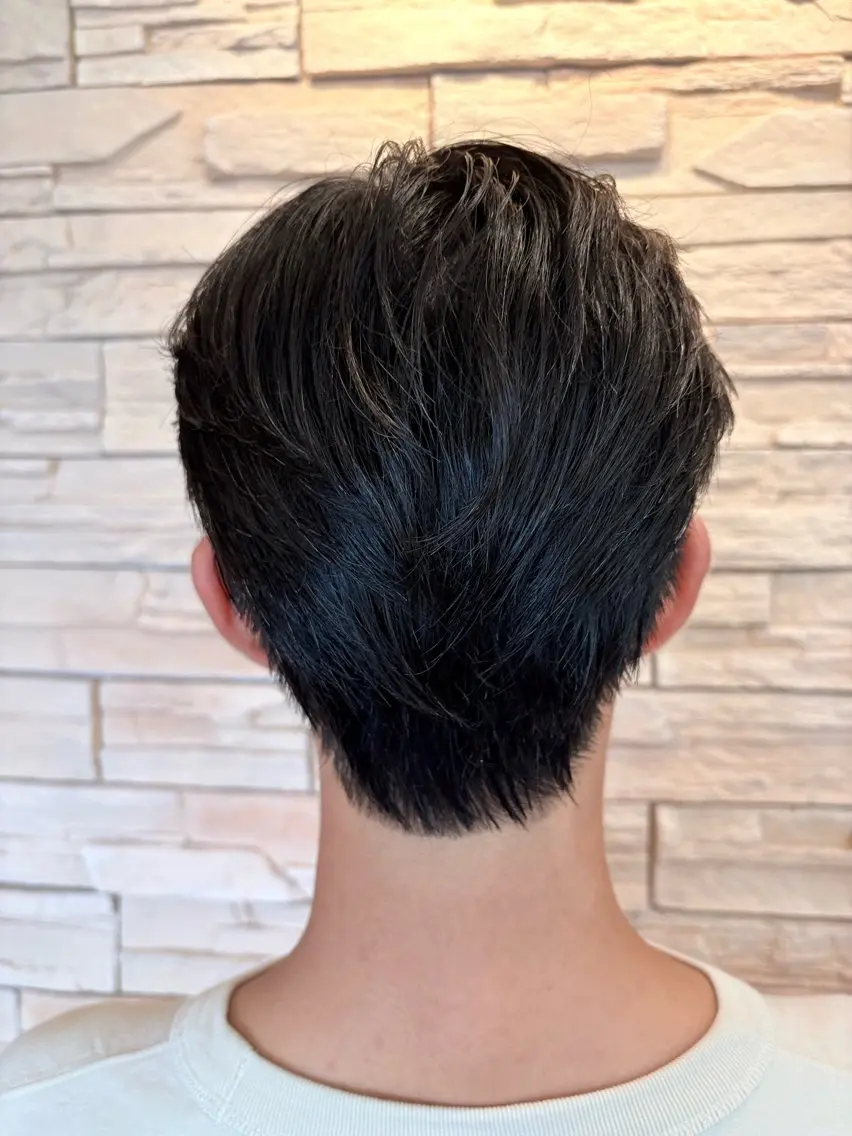 ショート メンズ カット 宮澤 由依のヘアスタイル