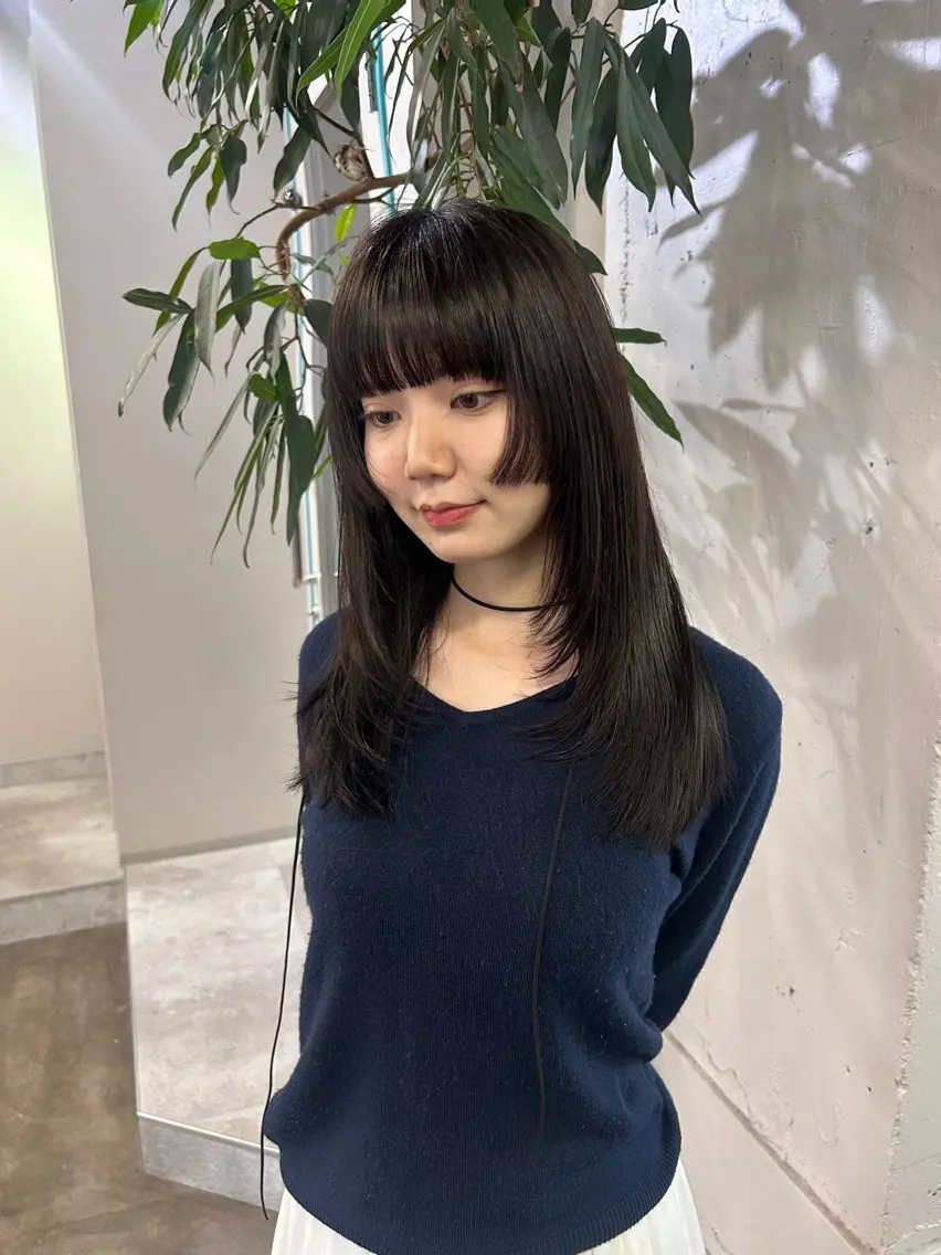 ロング モデル募集中🥚福岡 kii anju🐄のヘアスタイル