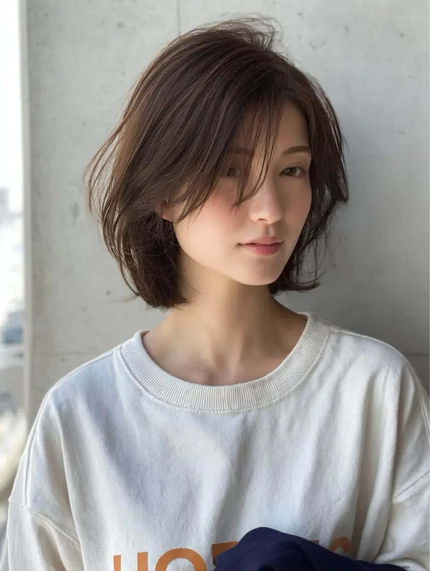ミディアム KNOWHOW/思川 阿耶のヘアスタイル