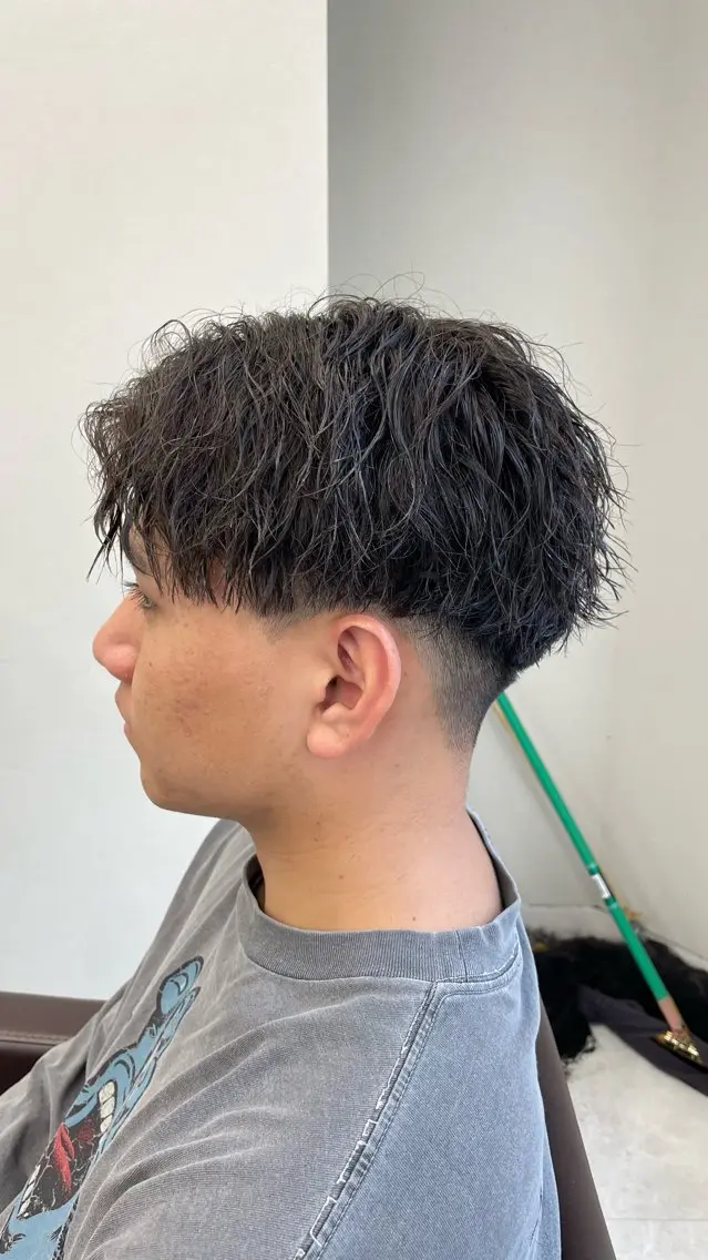 ショート パーマ メンズ カット パーマ メンズ特化AMITY SHINGOのヘアスタイル