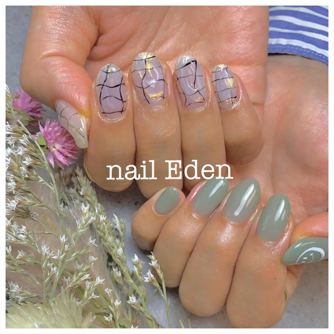 ネイル 持ち込み Eden ♾️のネイルデザイン