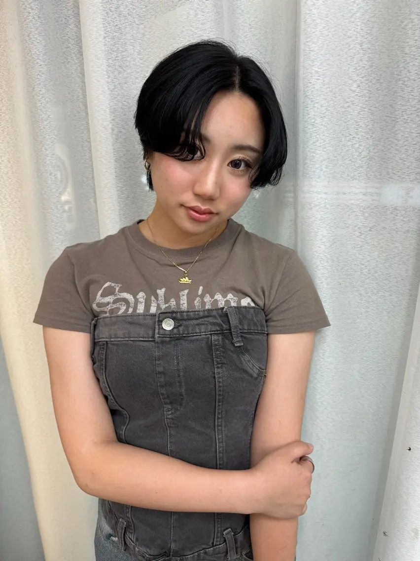 ショート ショートヘア カット ケアブリーチ🌺 透明感🪽とわのヘアスタイル