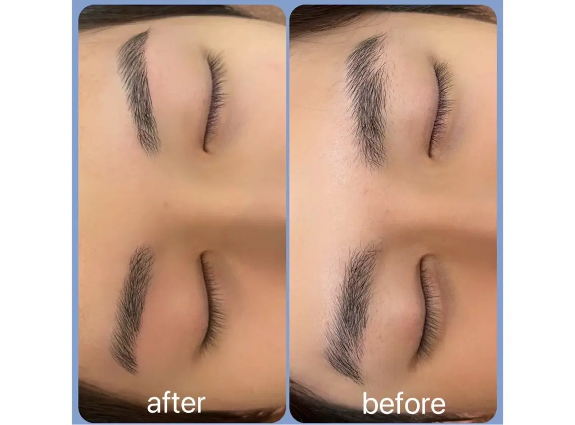 アイブロウ ワックス脱毛 眉カット ✮透明感カラー 泉 凜花のヘアスタイル
