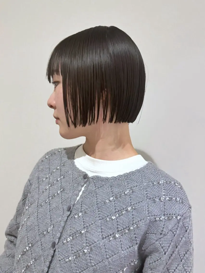 ショート カラー パーマ 🧃吉祥寺/ショート ボブ/カサイ🧃のヘアスタイル