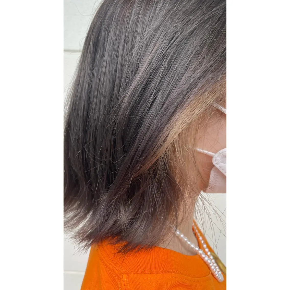 カラー イヤリングカラー 相原 百華のヘアスタイル