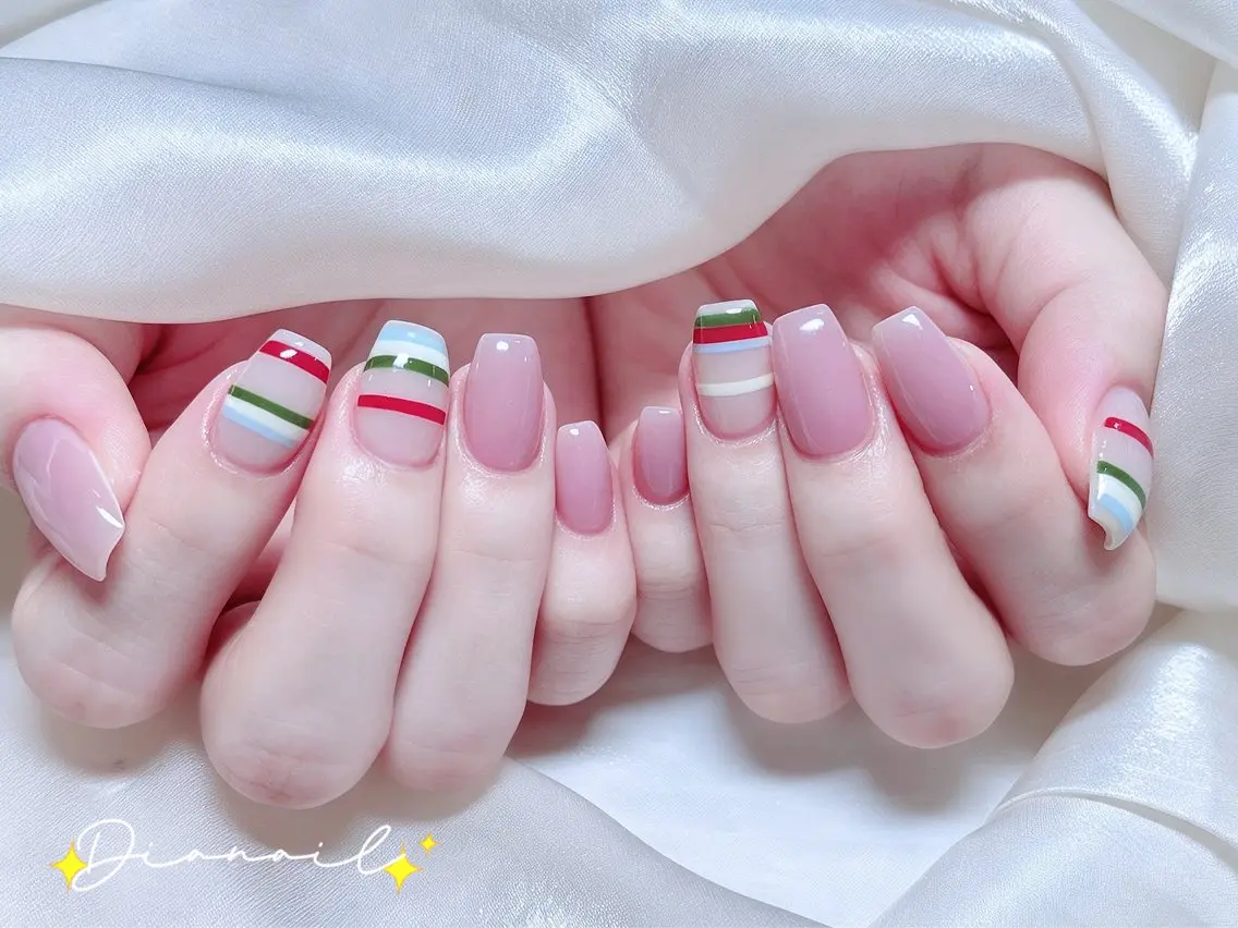 ネイル フットネイル 韓国ネイル レース マグネットネイル ニュアンスネイル ハンドネイル Dia nail サロンのネイルデザイン