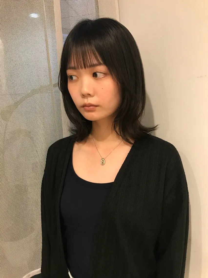 ミディアム カット lot れののヘアスタイル