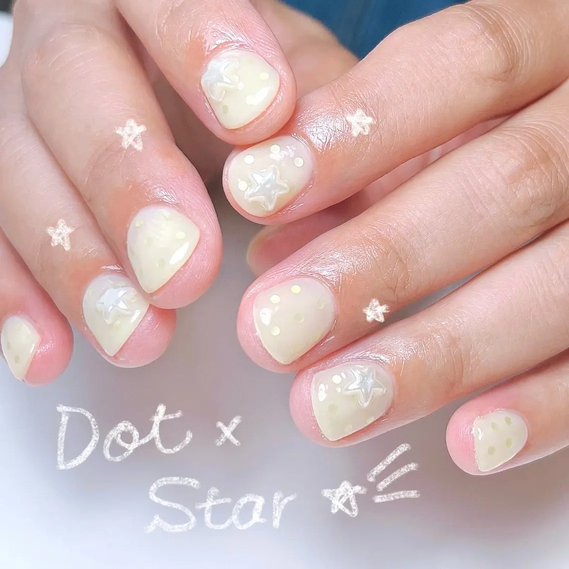 ネイル ハンドネイル いちごパフェ ゆいのネイルデザイン