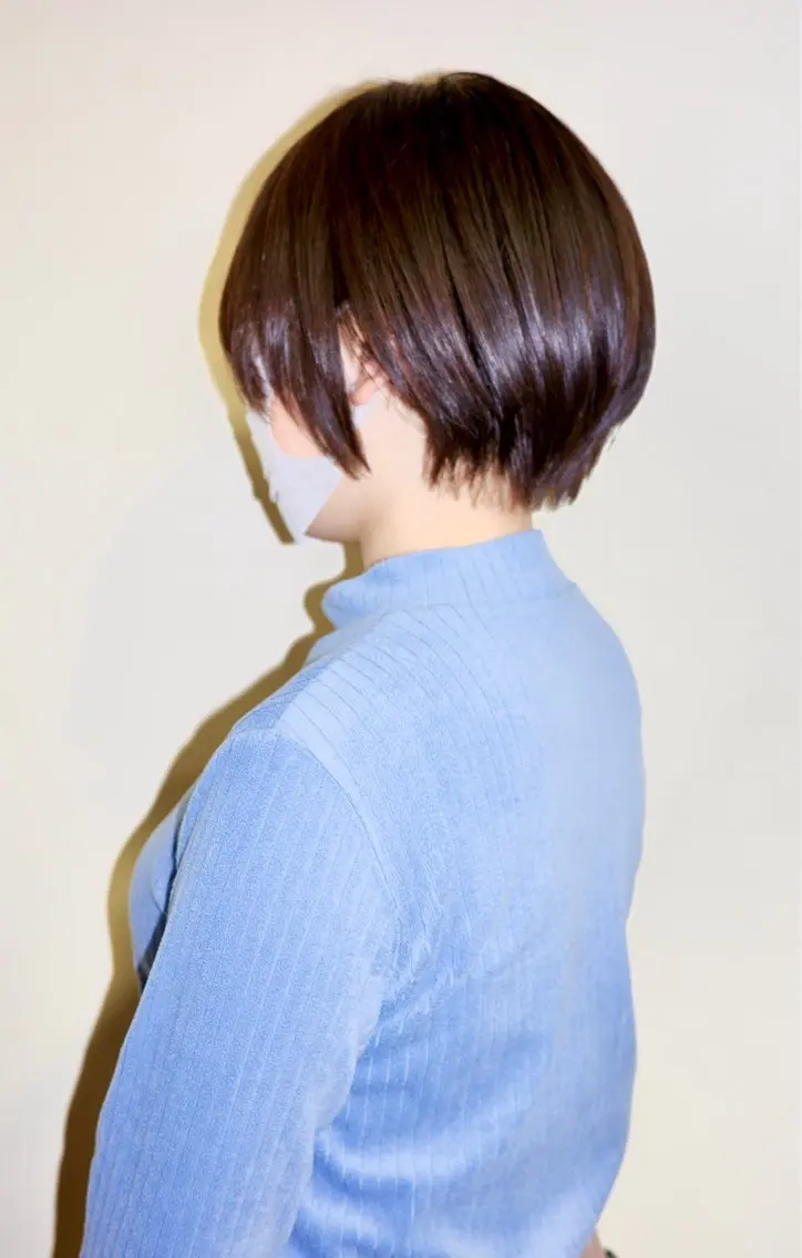ショート カラー ブラウンカラー 透明感カラー ナチュラルブラウン 浅岡 昭汰のヘアスタイル