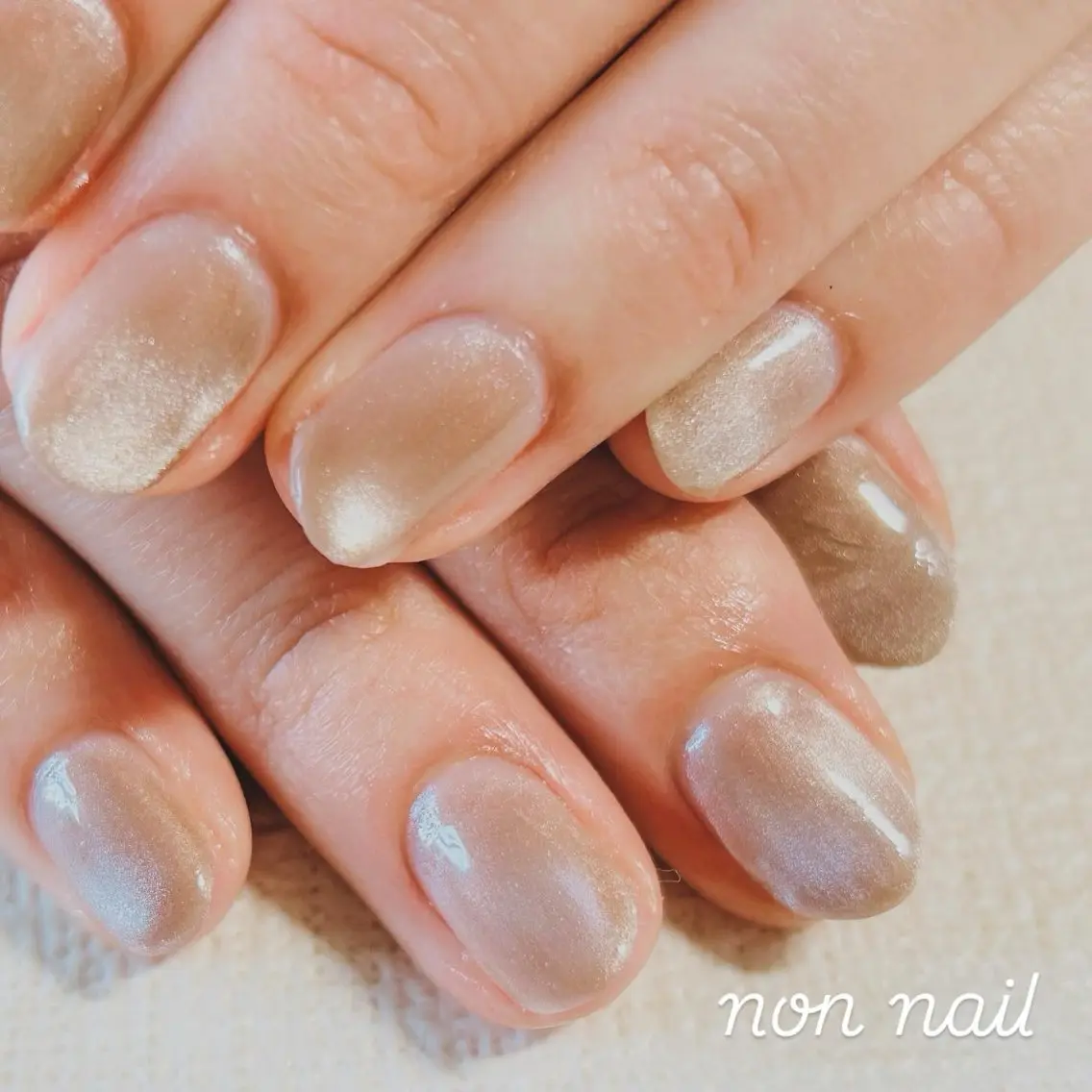 ネイル マグネットネイル シンプルネイル ハンドネイル non nail ⭐︎のネイルデザイン