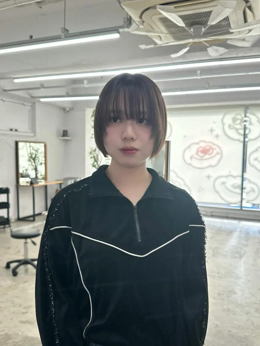 ショート ボブ 増田 百花のヘアスタイル
