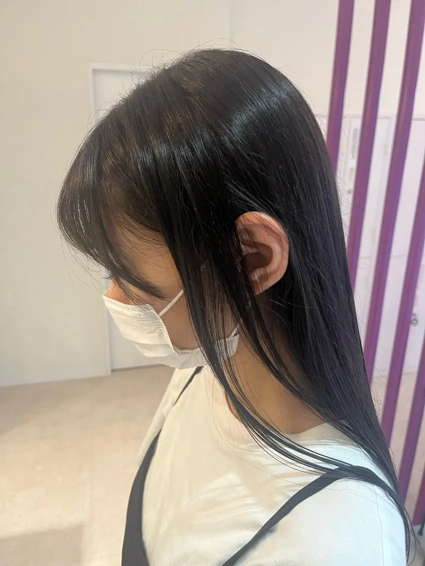 ロング カラー グレージュ MAO カラーモデル募集中のヘアスタイル