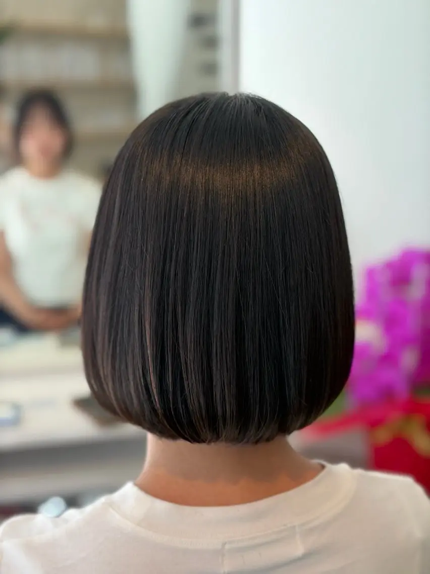 ミディアム ボブ 長谷川 まやのヘアスタイル