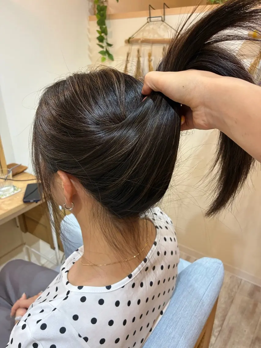 ミディアム カラー ハイライトカラー ハイライト ヘアカラー 席数2席プライベート /マンツーマンサロンのヘアスタイル