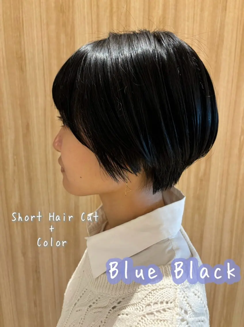 ショート カラー カット ヘアカラー 五十嵐 未悠のヘアスタイル