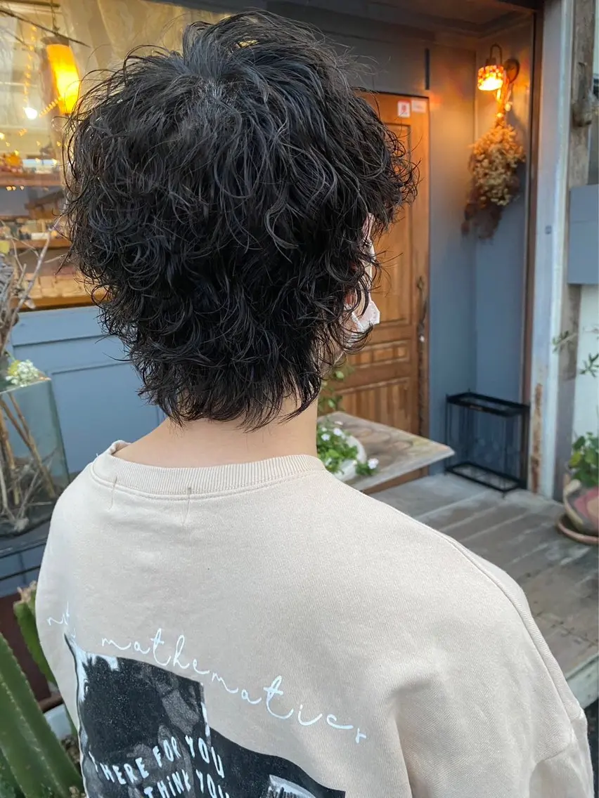 ミディアム メンズ特化サロン ウエダ ヒロキのヘアスタイル