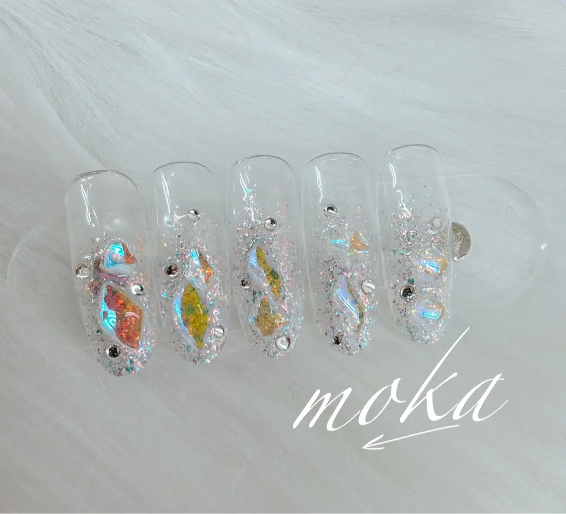ネイル 胡蝶蘭レディースサロ ンNailMOKAのネイルデザイン