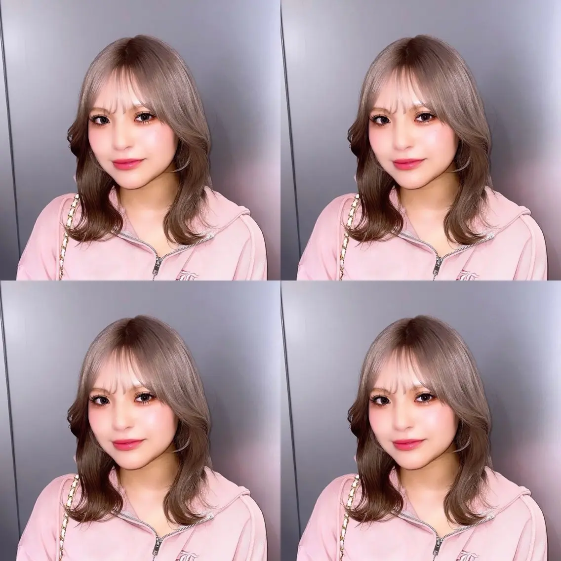 ミディアム カラー ヘアアレンジ ヘアカラー トリートメント 💎韓国レイヤー ×エクステゆうま💎のヘアスタイル