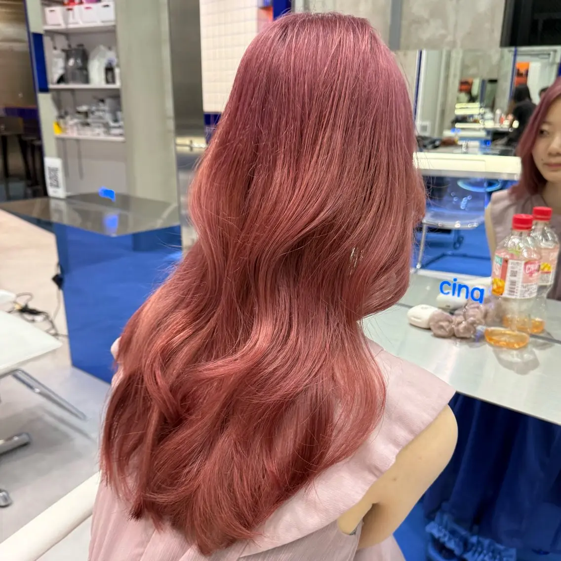 ロング カラー 似合わせピンクカラー 🎀/朋美のヘアスタイル